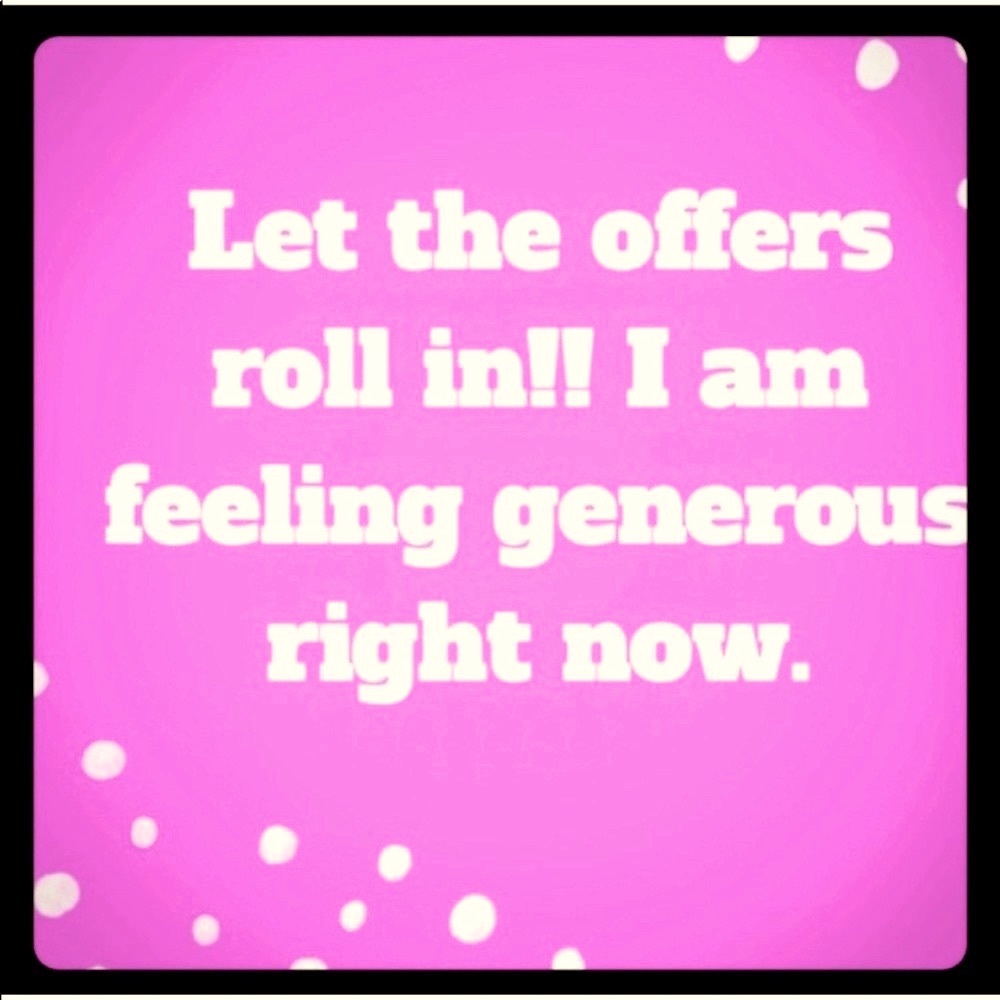 💜DON’T be SHY to make a reasonable offer‼️